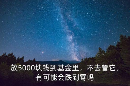 基金跌到最低是多少,放5000塊錢到基金里