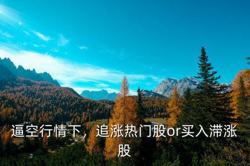 滯漲股怎么找,追漲熱門(mén)股or買(mǎi)入滯漲股