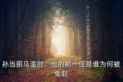 蘇榮為什么被免職,一個(gè)人被當(dāng)場(chǎng)免職