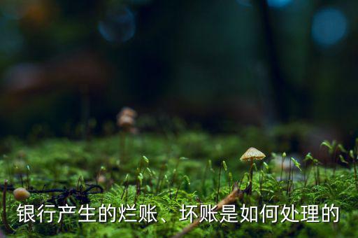 銀行產(chǎn)生的爛賬、壞賬是如何處理的