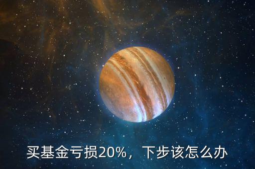 專用基金出現(xiàn)虧損怎么辦呢,買(mǎi)基金虧損20%