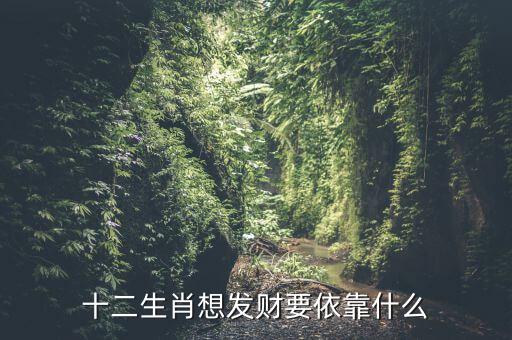 十二生肖想發(fā)財要依靠什么