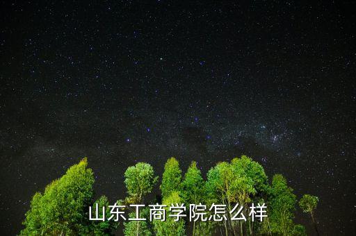 山東工商學院怎么樣