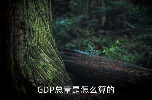 GDP總量是怎么算的