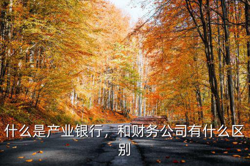 什么是產(chǎn)業(yè)銀行，和財務(wù)公司有什么區(qū)別