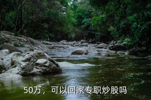 50萬(wàn)，可以回家專職炒股嗎