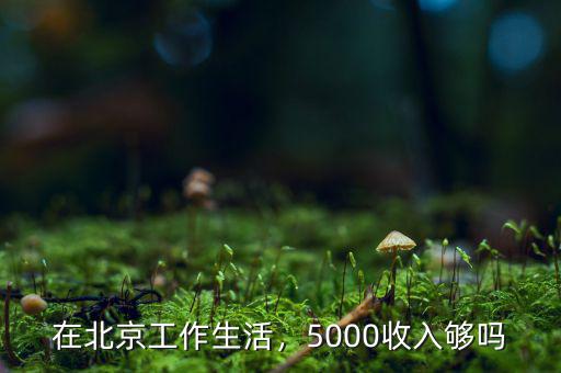 在北京工作生活，5000收入夠嗎