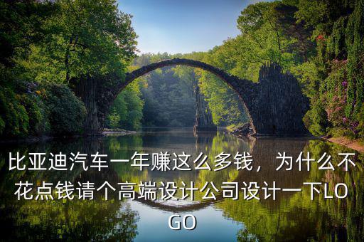 比亞迪汽車一年賺這么多錢，為什么不花點錢請個高端設(shè)計公司設(shè)計一下LOGO