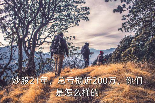 炒股21年，總虧損近200萬，你們是怎么樣的