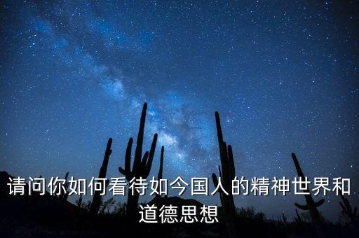 請(qǐng)問你如何看待如今國(guó)人的精神世界和道德思想