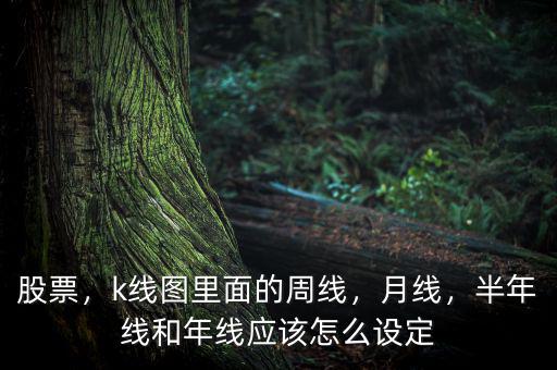 股票，k線圖里面的周線，月線，半年線和年線應(yīng)該怎么設(shè)定