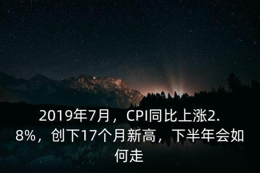 2013年到2015年cpi上漲了多少,2019年7月