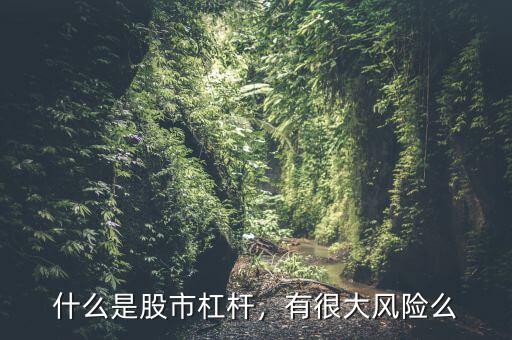 什么是股市杠桿，有很大風(fēng)險(xiǎn)么