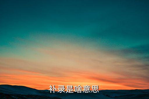 發(fā)票補(bǔ)錄是什么意思，補(bǔ)錄是什么意思