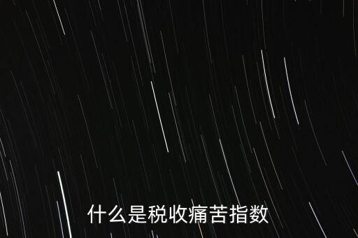 納稅指數(shù)是什么意思，什么是稅收痛苦指數(shù)