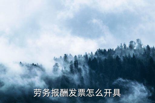 勞務發(fā)票需要帶什么手續(xù)，個人可不可以開勞務發(fā)票