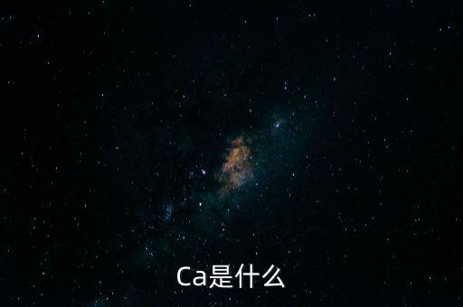 Ca是什么