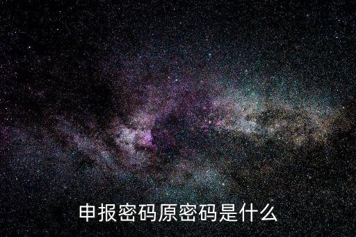 河南個稅申報初始密碼是什么，企業(yè)個稅第一次報稅初始密碼是多少啊