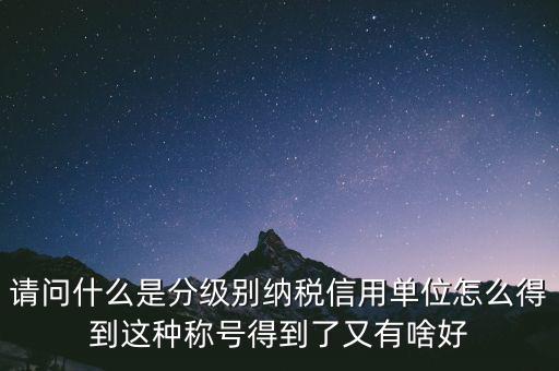 什么是納稅信用等級，納稅信用等級null級是什么意思有什么影響嗎