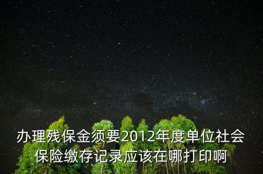 殘保金申報在什么地方查，殘保金的一般繳款書我應(yīng)該去那里拿呢