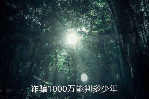 騙稅1000萬(wàn)什么罪，偷稅漏稅1000萬(wàn)什么罪