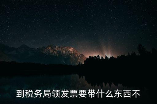 自助領(lǐng)發(fā)票需要什么資料，去稅務(wù)局領(lǐng)發(fā)票需要帶什么資料去