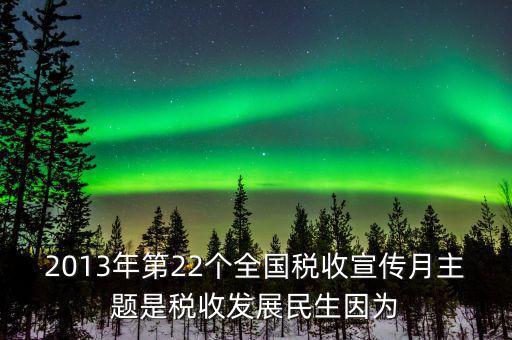 17年稅宣的主題是什么意思，今年全國稅收宣傳月的主題是