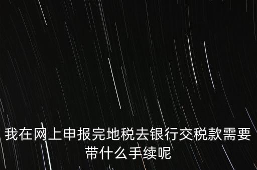 核稅后拿什么去交稅，申報交稅需要什么手續(xù)