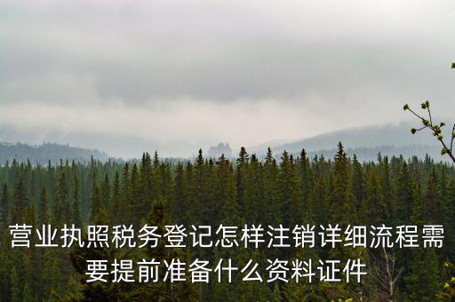 稅務(wù)登記注銷要帶什么資料，稅務(wù)局注銷個(gè)體戶需要帶的東西