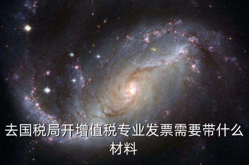 去國稅局開增值稅專業(yè)發(fā)票需要帶什么材料