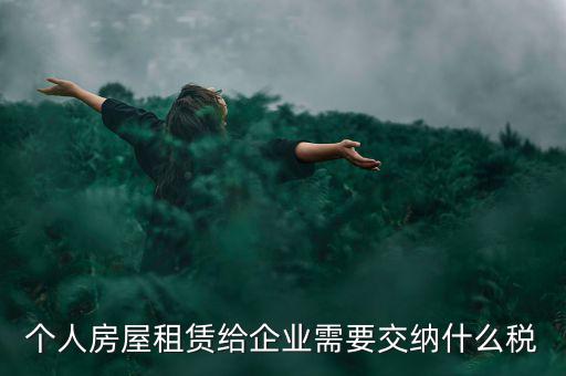 個人出租房屋需交納什么稅，個人房屋出租需要繳納哪些稅