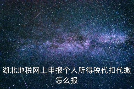 湖北地稅如何網上申報，湖北省地稅新的報稅系統(tǒng)里核定的公司稅種在申報表里面沒有看