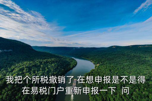 易稅門戶如何修正申報，易稅門戶個人所得稅表修正后申報會有重復