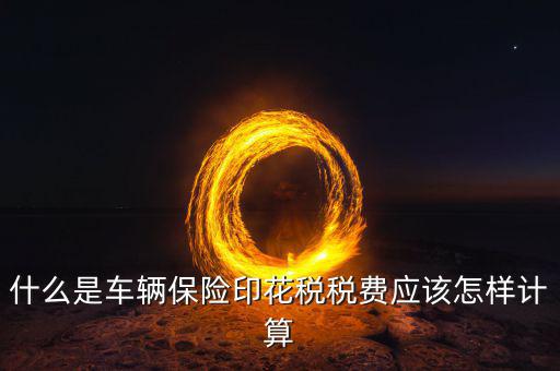 什么是車輛保險(xiǎn)印花稅稅費(fèi)應(yīng)該怎樣計(jì)算