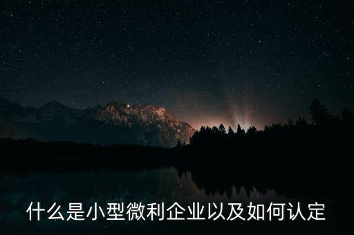 如何申請(qǐng)小微企業(yè)認(rèn)證，怎么申請(qǐng)辦理小微企業(yè)