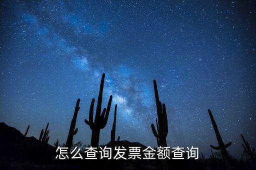 如何查詢發(fā)票額度嗎，怎么查詢發(fā)票金額查詢