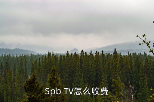 Spb TV怎么收費