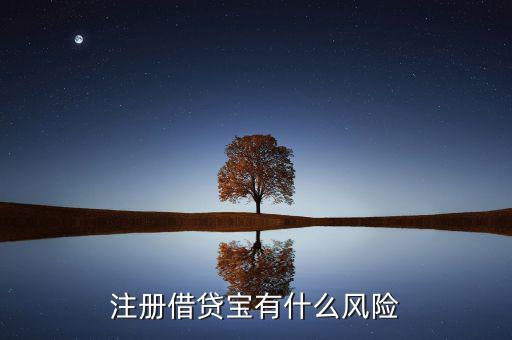 借貸寶有什么風(fēng)險，注冊借貸寶有什么風(fēng)險