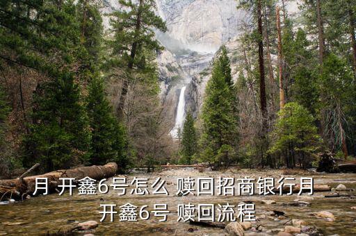 月 開鑫6號怎么 贖回招商銀行月 開鑫6號 贖回流程