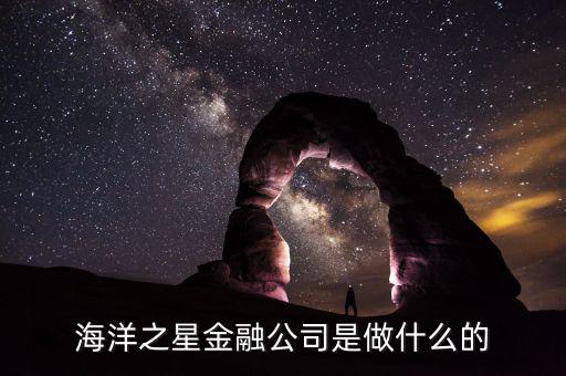 海洋之星金融公司是做什么的