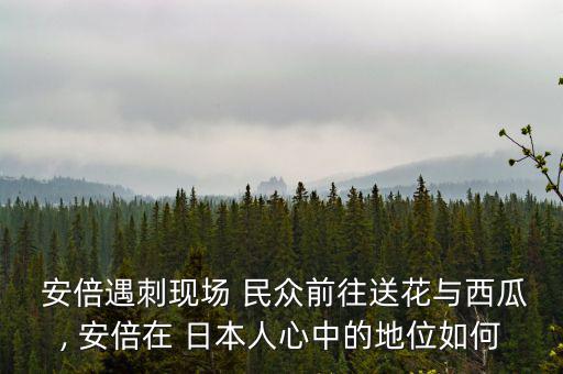  安倍遇刺現(xiàn)場 民眾前往送花與西瓜, 安倍在 日本人心中的地位如何