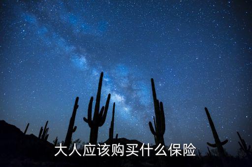 大人應(yīng)該購(gòu)買(mǎi)什么保險(xiǎn)