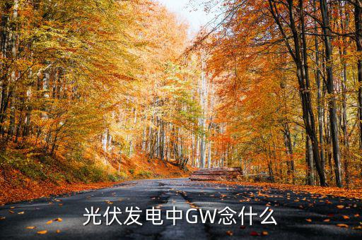 光伏gw是什么意思，wg在光伏發(fā)電里是什么意思