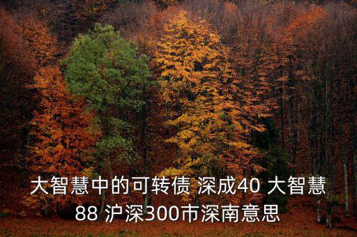 什么深成40，股票投資中的預(yù)盈預(yù)增是什么意思深成40指什么