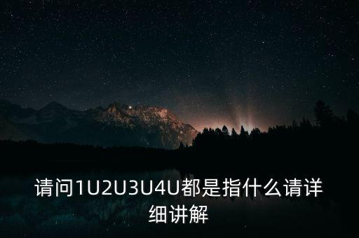 請問1U2U3U4U都是指什么請?jiān)敿?xì)講解