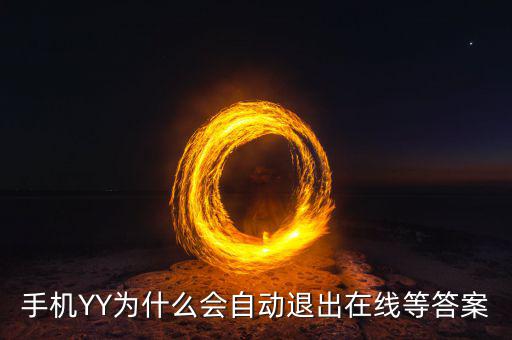 手機YY為什么會自動退出在線等答案