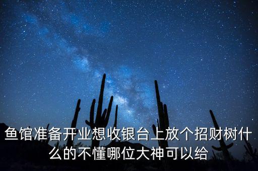 魚館準(zhǔn)備開業(yè)想收銀臺上放個招財樹什么的不懂哪位大神可以給