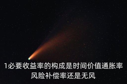 普通股的必要收益率是由什么組成，計算股票價格中的必要收益率是什么東西