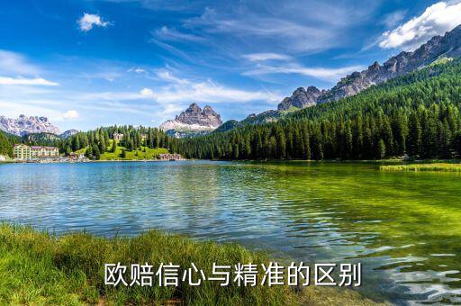  歐賠信心與精準(zhǔn)的區(qū)別