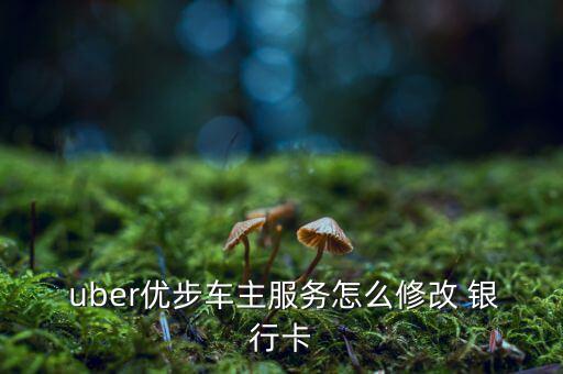  uber優(yōu)步車主服務(wù)怎么修改 銀行卡